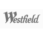 Digital signage display at Westfield shopping center.