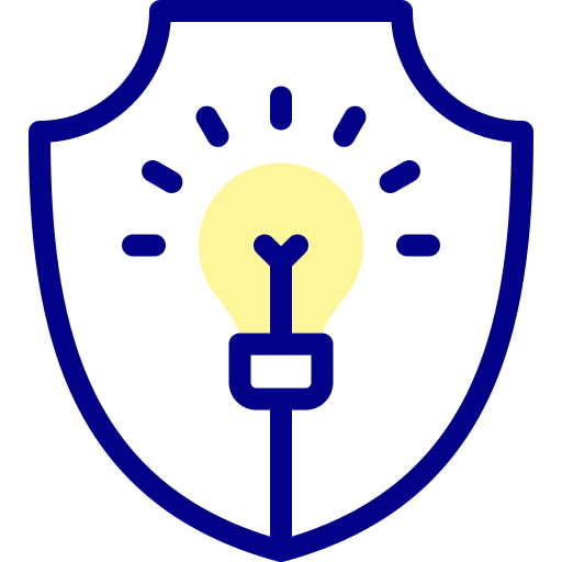 Light bulb icon symbolizing innovation.