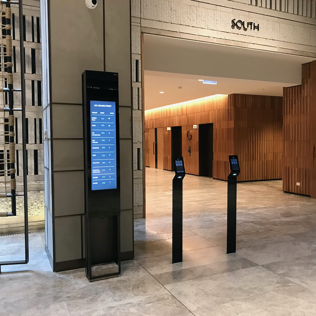 JDS Directory Board 141 Collins St Floor Mount