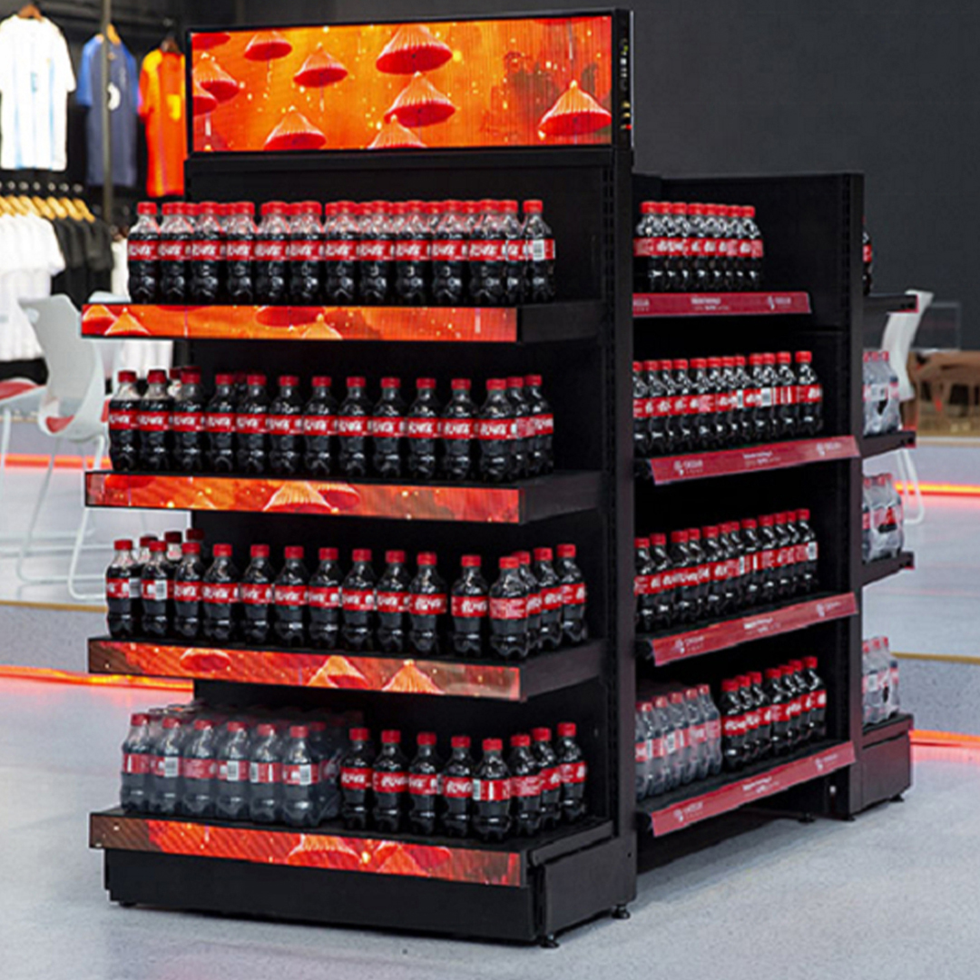 JDS LED Shelf-Strips Coca Cola Digital Signage
