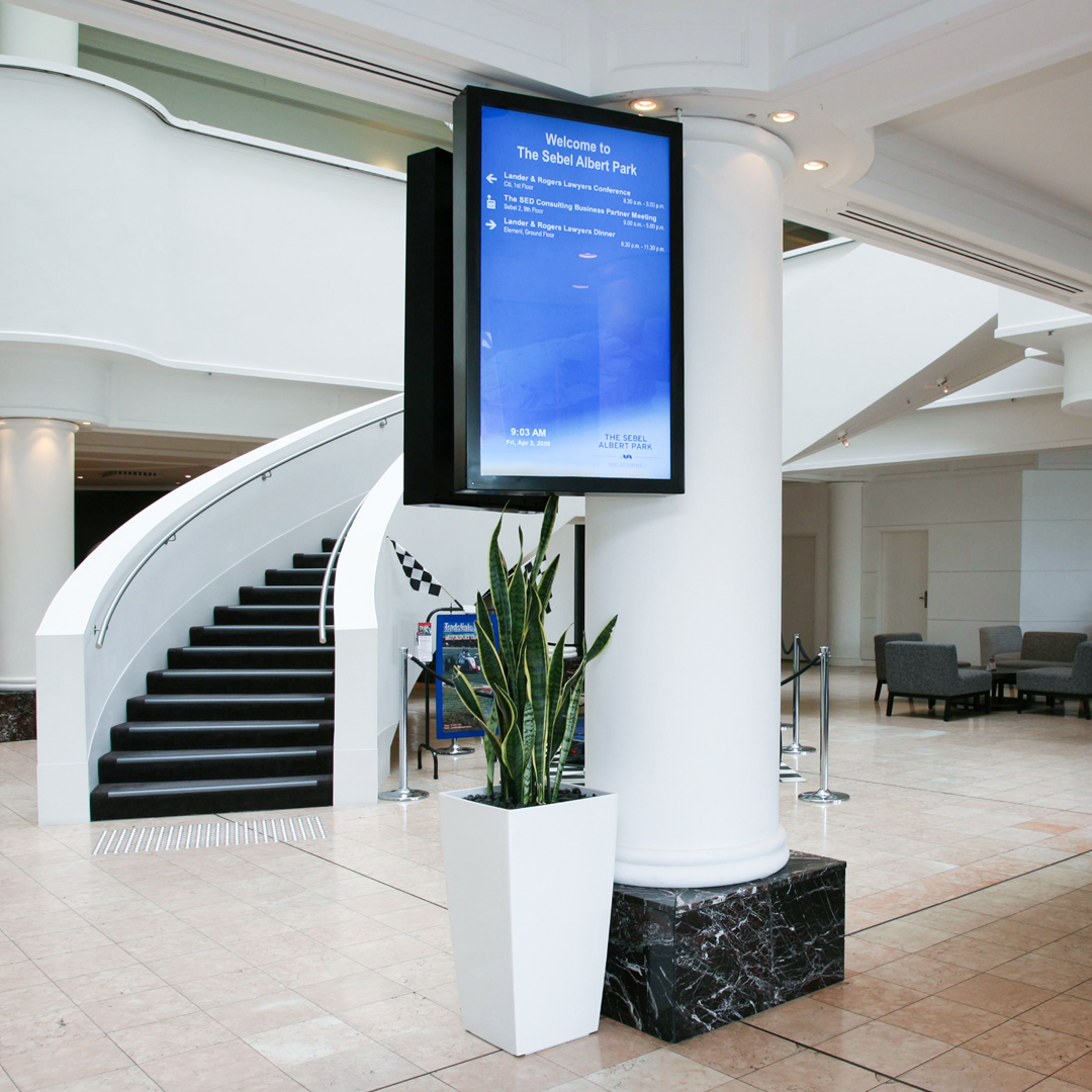 digital signage solution at The Sebel Albert Park foyer