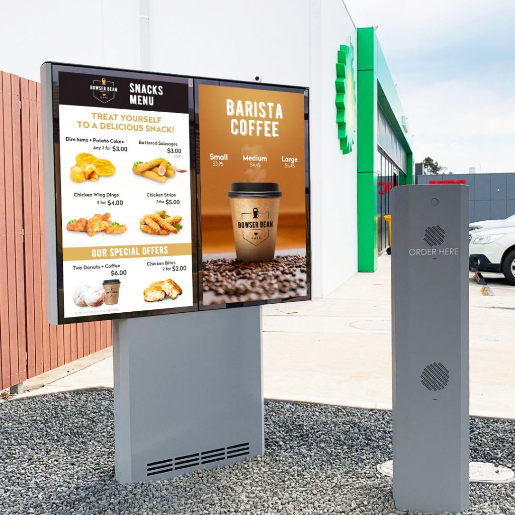 JDS Vantage digital drive-thru signage solution in Ballarat