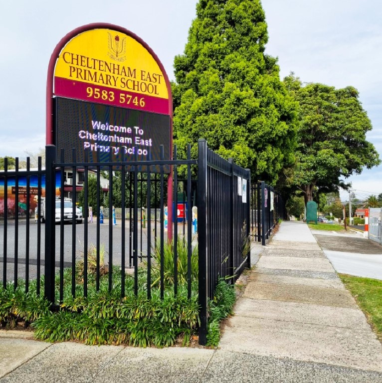 LED display installed at Cheltenham East Primary School.